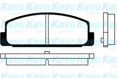 KAVO PARTS bp4534 -  Комплект тормозных колодок, дисковый тормоз